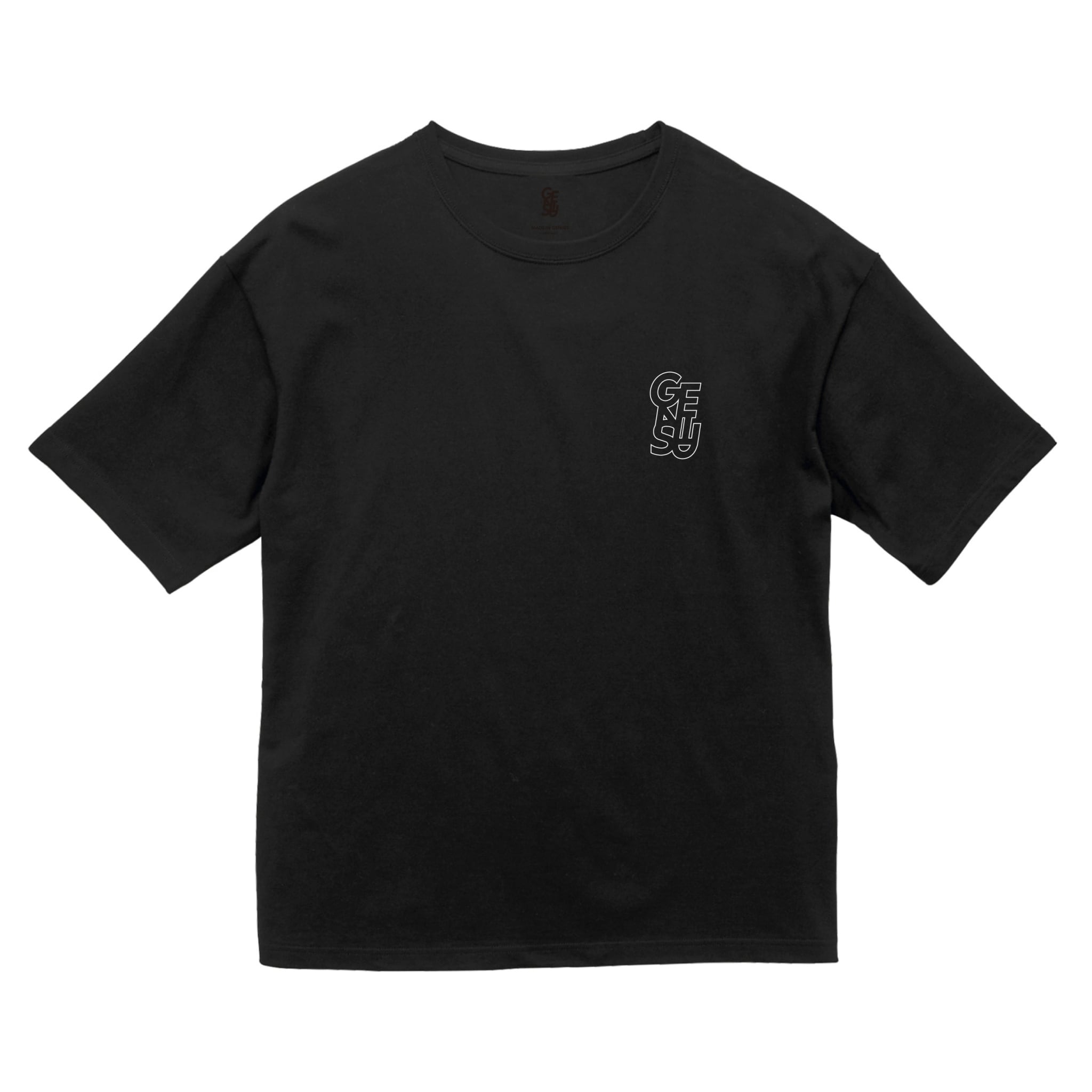 ビックロゴT GENIUS ビックロゴTシャツ BLACK× WHITE | GENIUS