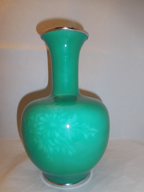 七宝花器(田村　製) cloisonné enamel vase (Tamura)(No7)  