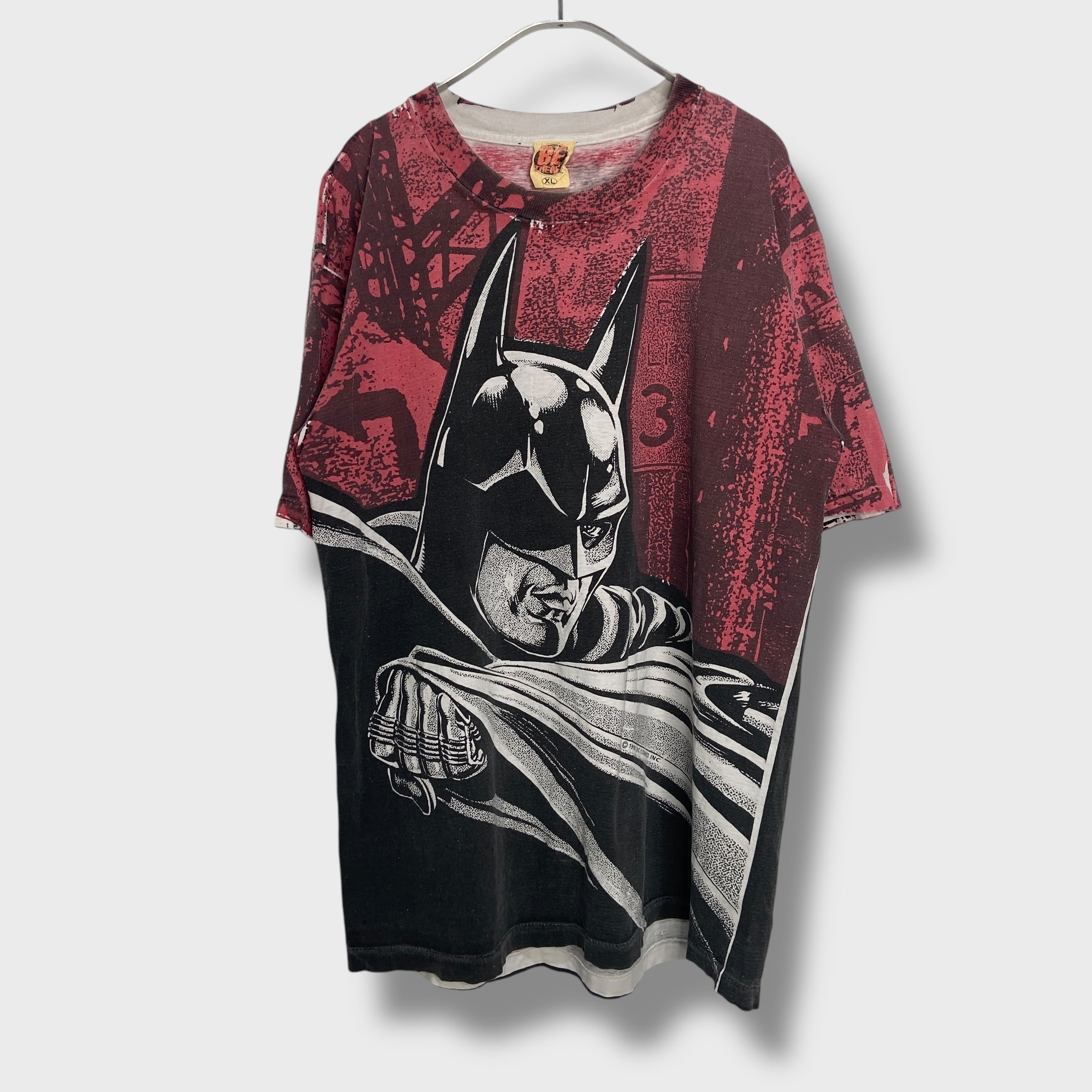 90年代 バットマン Batman tシャツ 総柄 90s バットマン 総柄Tシャツ XL DC コミックス USA製 | 古着屋 Uan