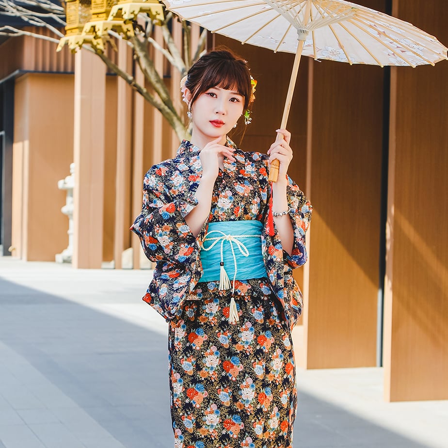 セット可能 浴衣 ゆかた 新作 下駄 髪飾り 結び帯 かわいい 花火大会 祭り My6 T004 Lady S Coco工場直営ドレス専門店