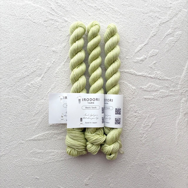 Basic Sock mini 【Powder Lime】