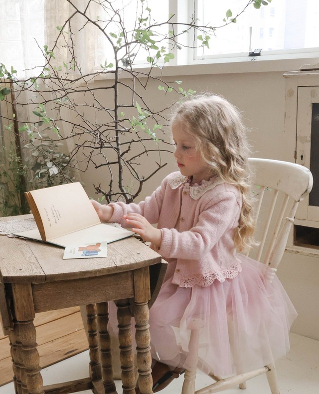 【即納】<flo>  Mallet cardigan