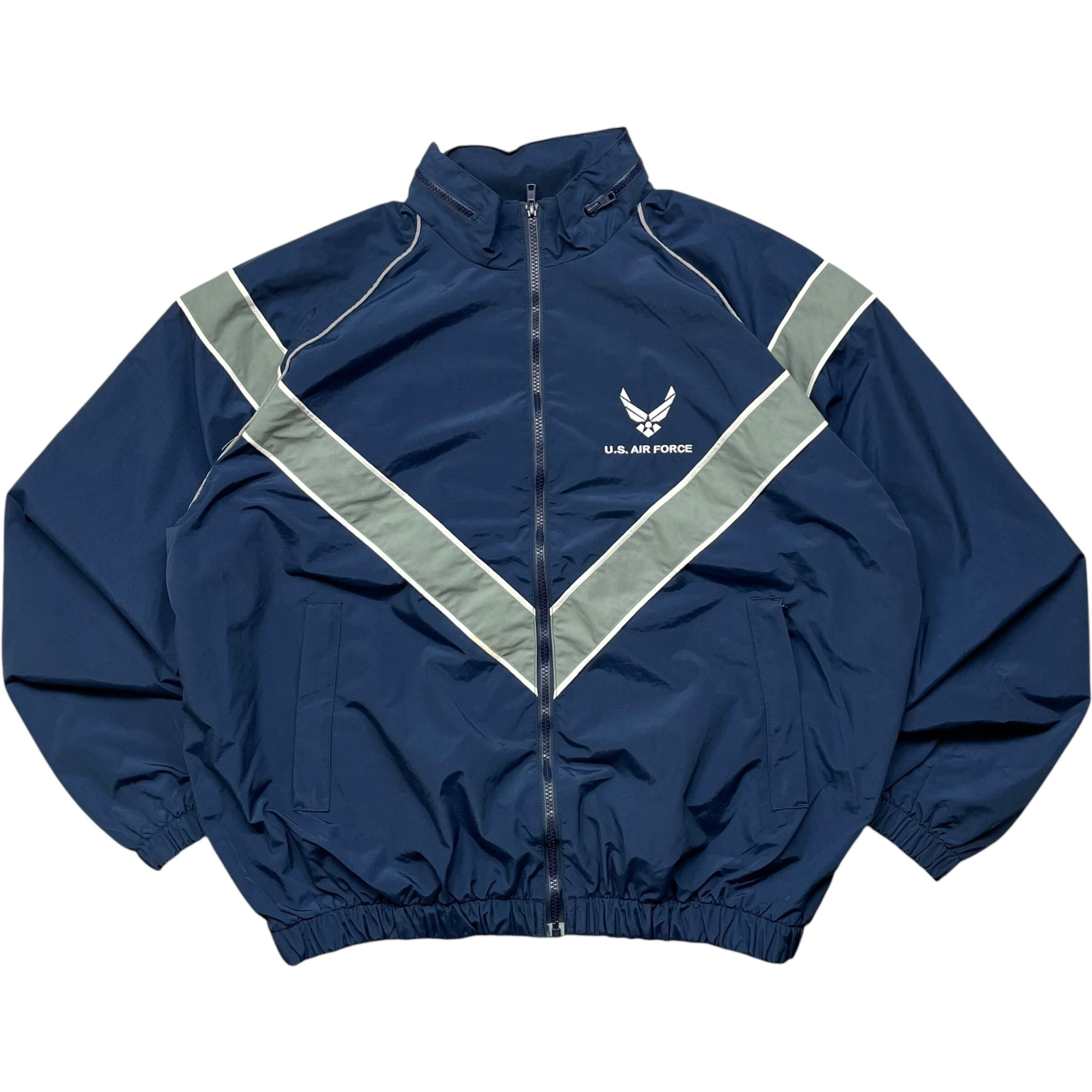 《L》U.S.AIRFORCE アメリカ空軍 IPFU トレーニングジャケット ナイロンジャケット no.4832