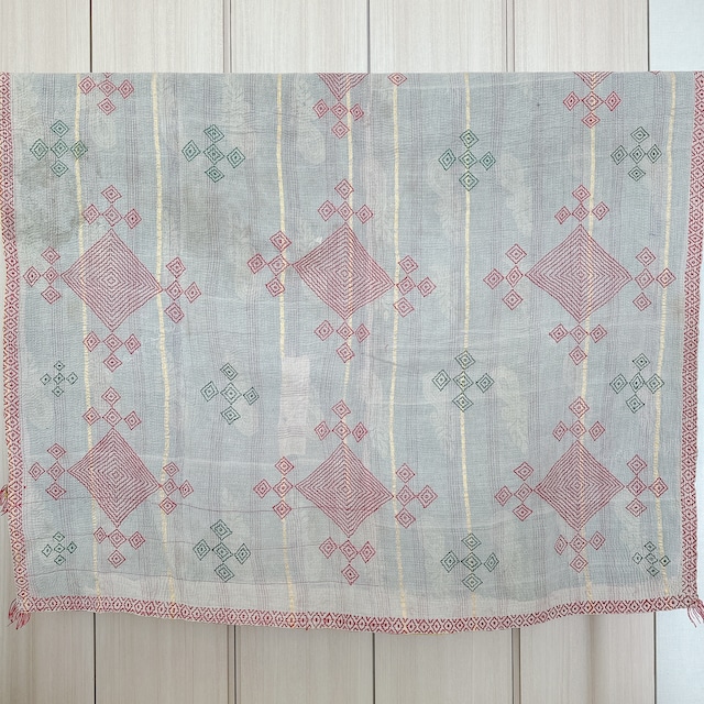 インド ヴィンテージカンタキルト VK005 | 143cm × 203cm