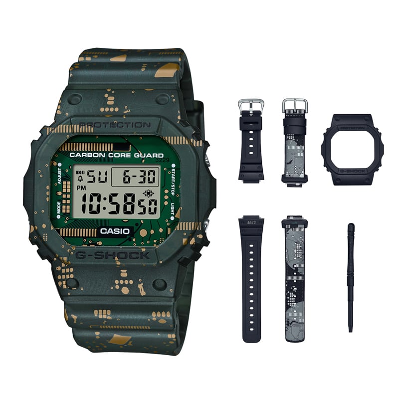 CASIO カシオ G-SHOCK G-ショック カーボンコアガード構造 バンドとベゼルが付け替え可能 DWE-5600CC-3 腕時計 メンズ |  WATCH INDEX powered by BASE