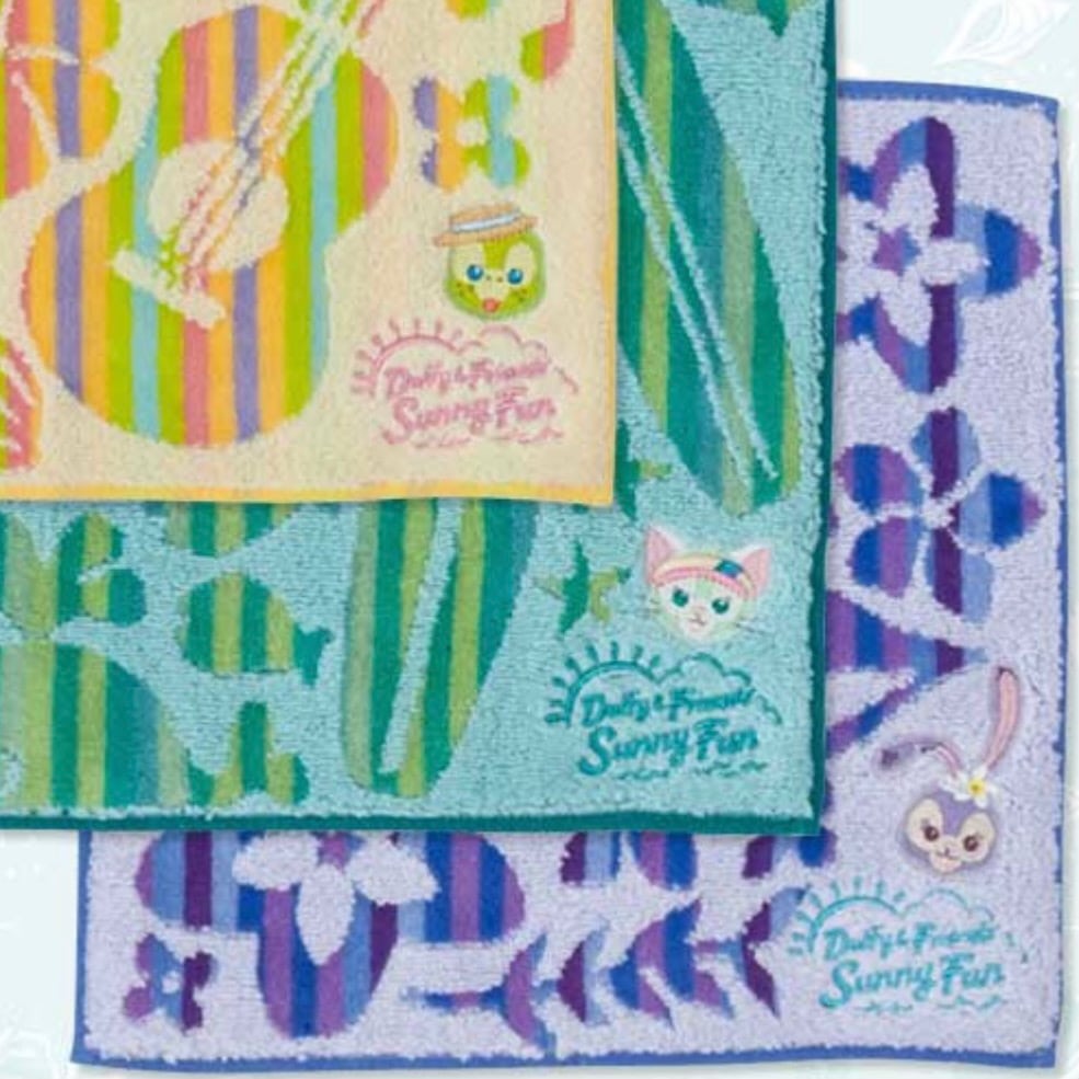 ミニタオル セット 5枚 ダッフィー サニーファン ダッフィー&フレンズ ディズニーシー 公式 ダッフィー サニーファン2021 グッズ 夏のイベント