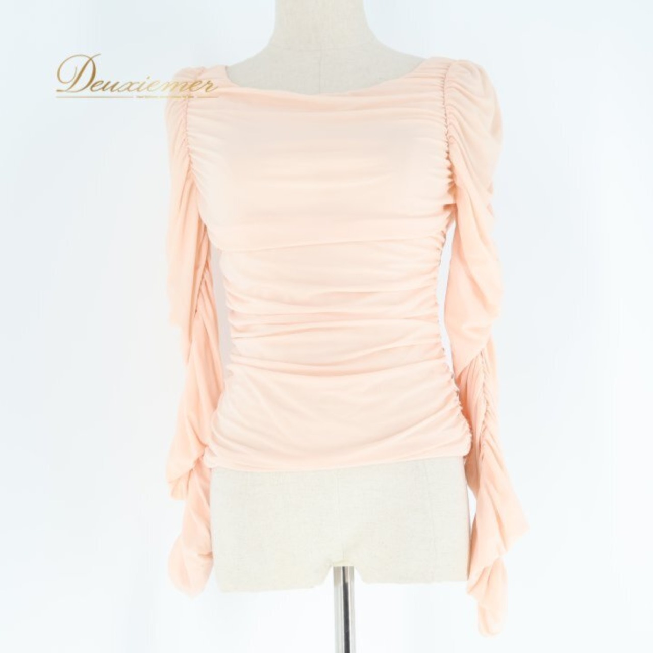 社交ダンス 衣装 トップス ブラウス カットソー ピンク系 ノーマカマリ NORMAKAMALI OMO 長袖 伸縮 ストレッチ 無地 レッスン 練習着 ダンス パーティ 発表会 ダンスウェア レディース 社交ダンス レッスン着 練習用 無地 長袖 おしゃれ かわいい 舞台衣装 発表会用 パーティー用 薄手