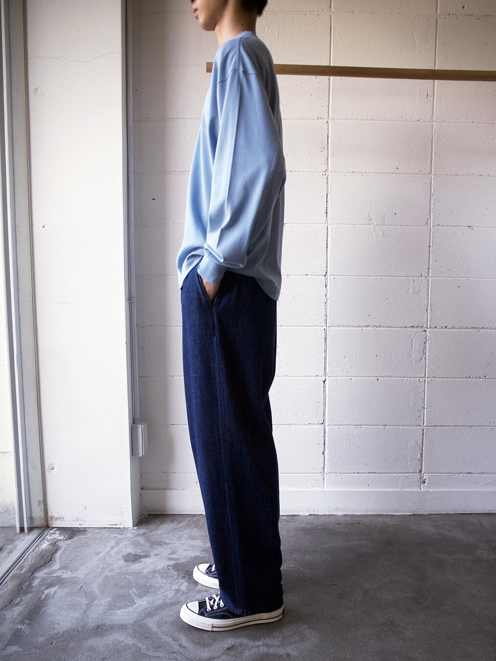 PWA, LOOSE DENIM TROUSERS | not wonder store
