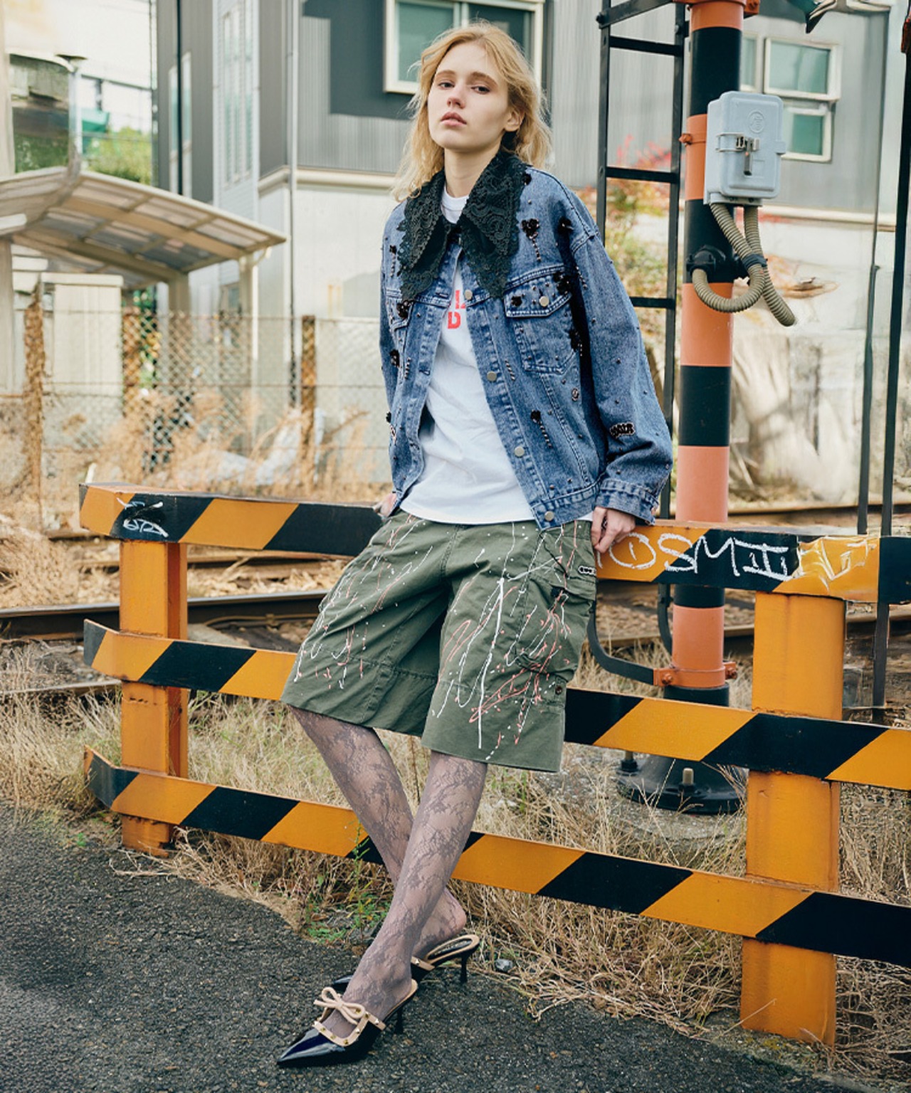 COOLAオリジナルビジューデニムジャケット　CQ-48006