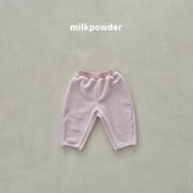 ミルクパウダー / milkpowder / ポグニフリースパンツ / 韓国子供服 / キッズ / 26winter〖取寄〗*XS~XL*