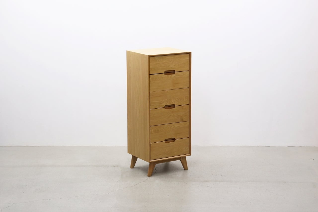 沼津店】KOBEN オーク材 ナチュラル モダン チェスト 引き出し