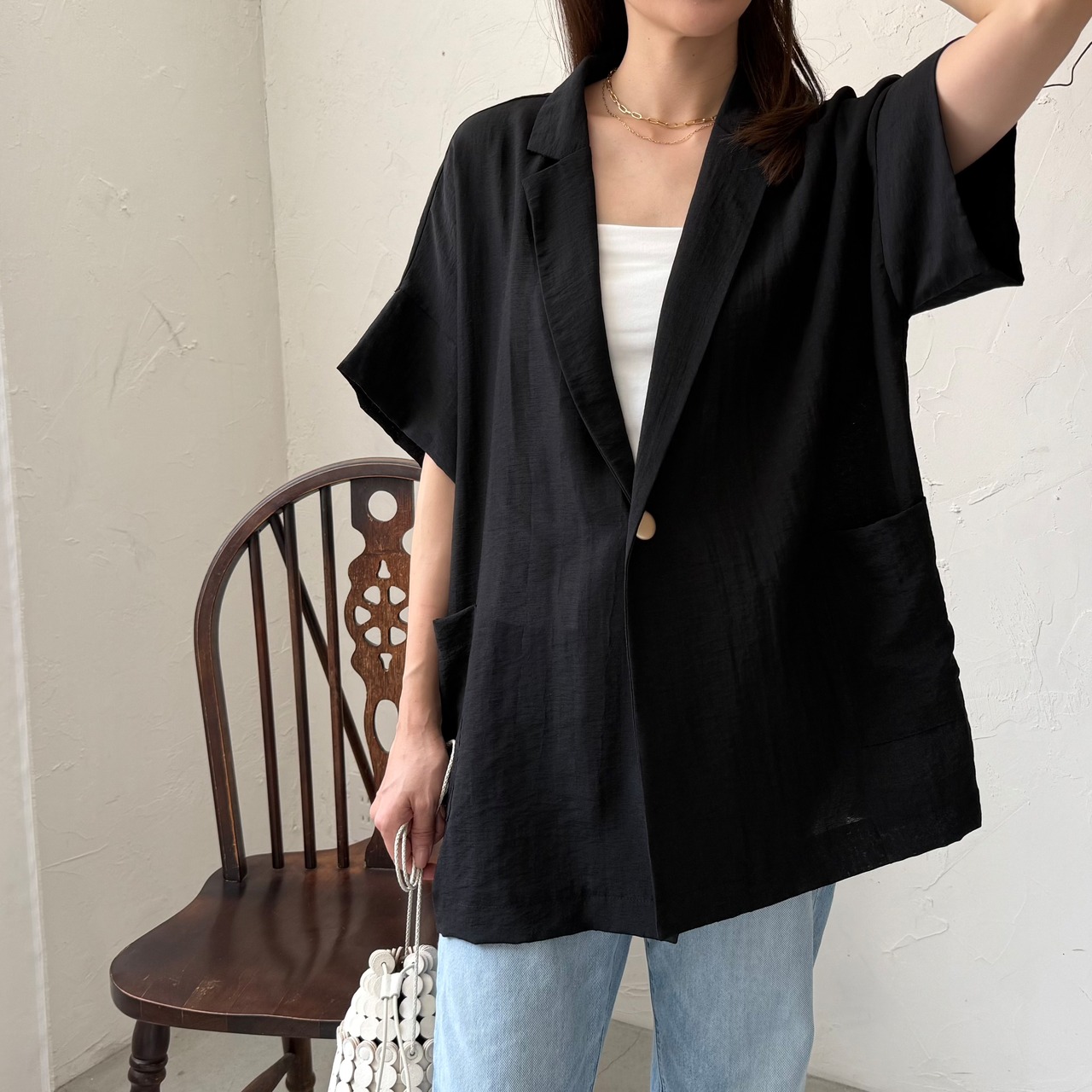 ハーフスリーブジャケット［50033］