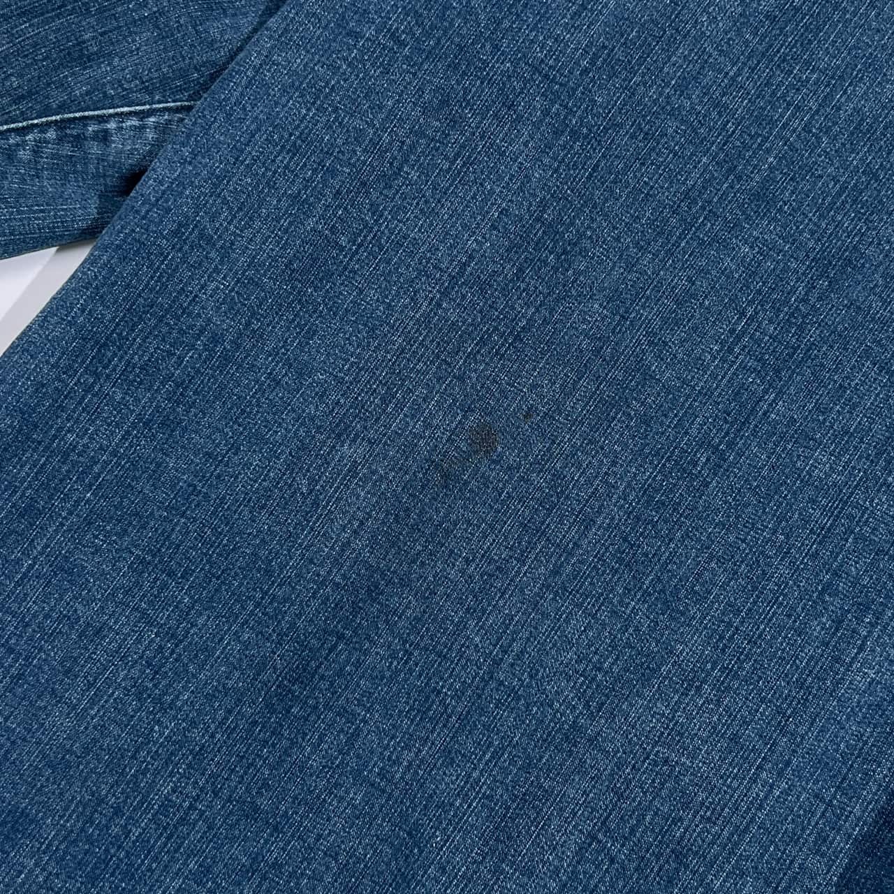 Papas パパス 切替 コーデュロイ シャンブレー デニムシャツ ジャケット L/インディゴ メンズ