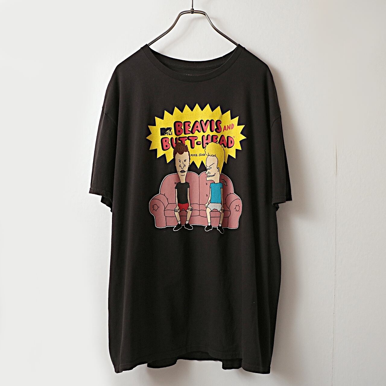 00s BEAVIS&BUTT-HEAD コメディ キャラクター Tシャツ 古着 used