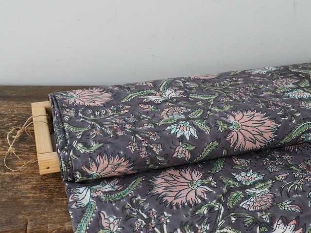 block print fabric d17