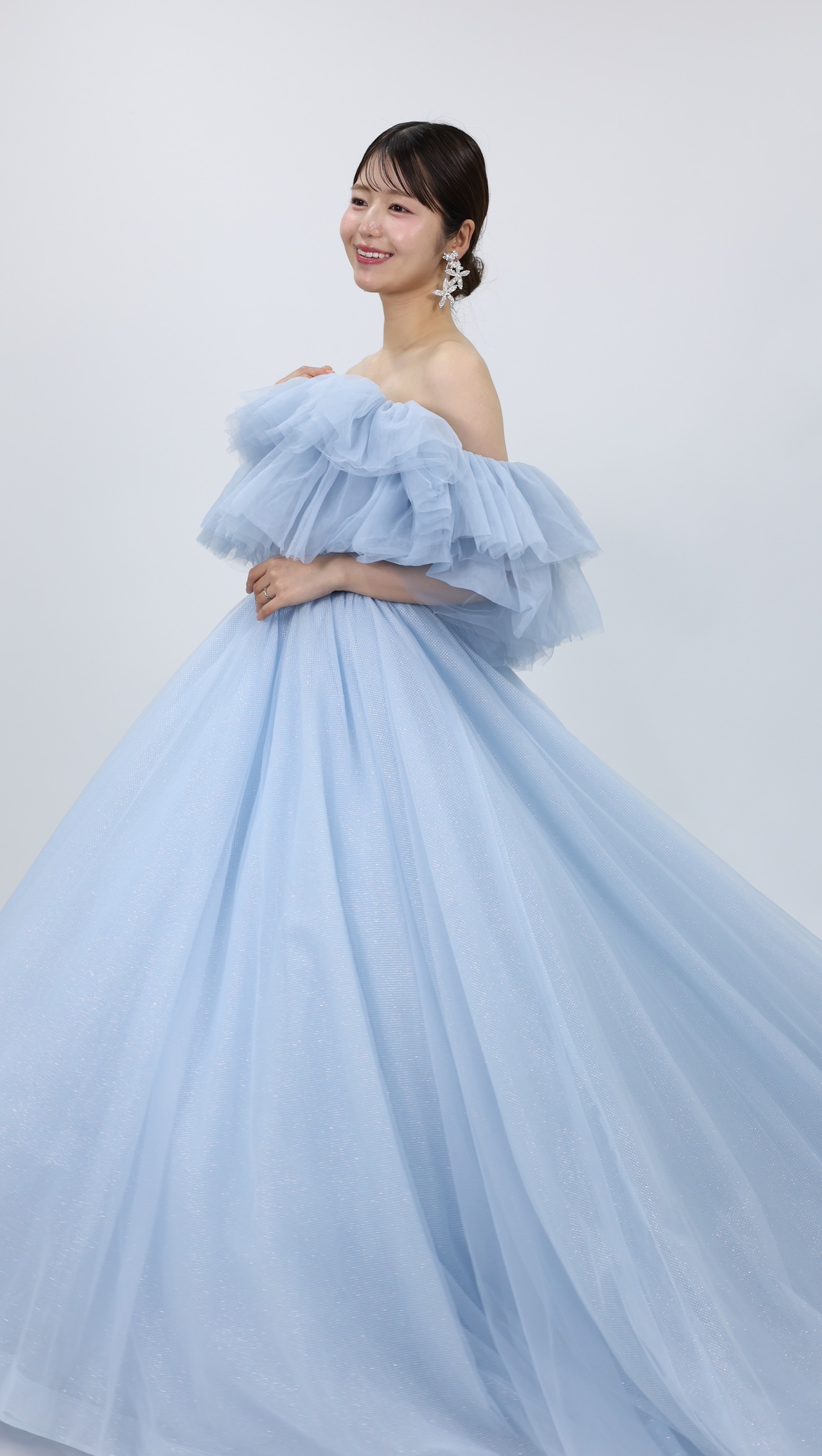 【DRESS 15】Blue tulle Dress（ブルーチュールドレス）
