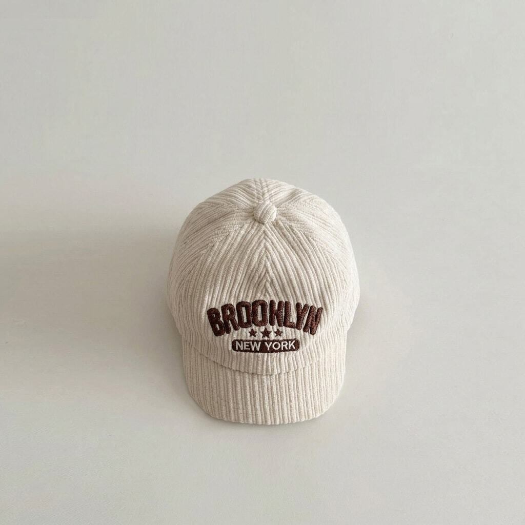 BROOKLYNコーデュロイベビーキャップ