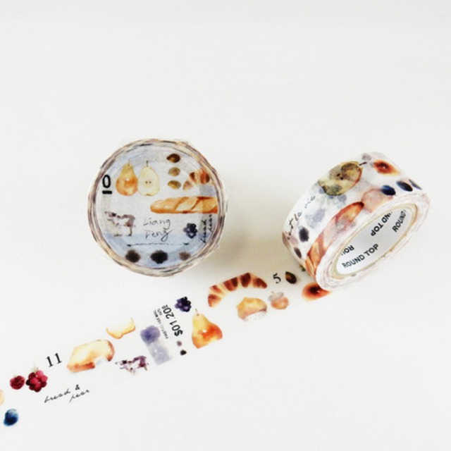 小徑文化 Liang Feng×ラウンドトップ　breads and pears MTW-LF027　20mmマステ　RT01