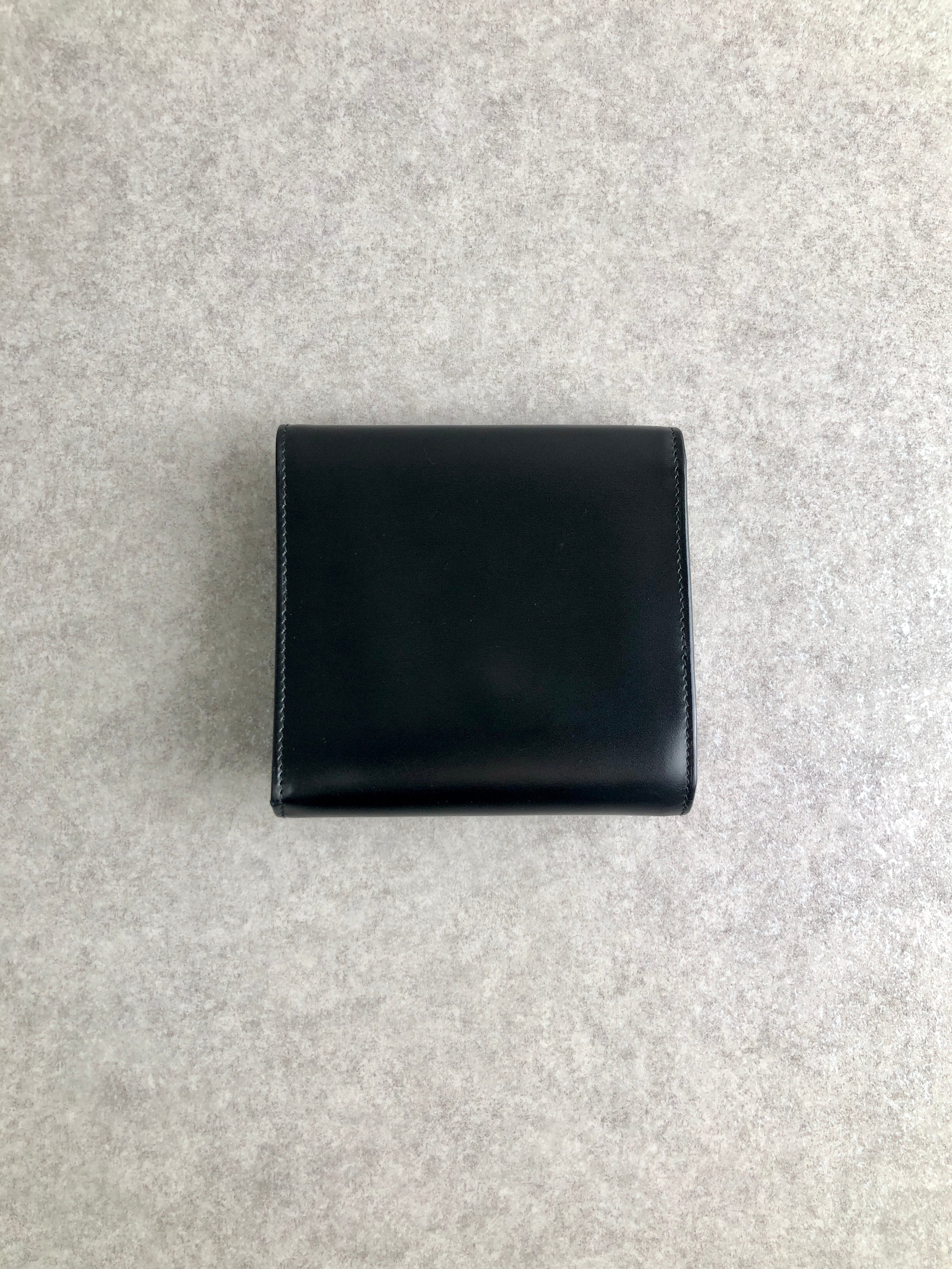 Cartier カルティエ パンテール 財布 ブラック ゴールド レザー 二