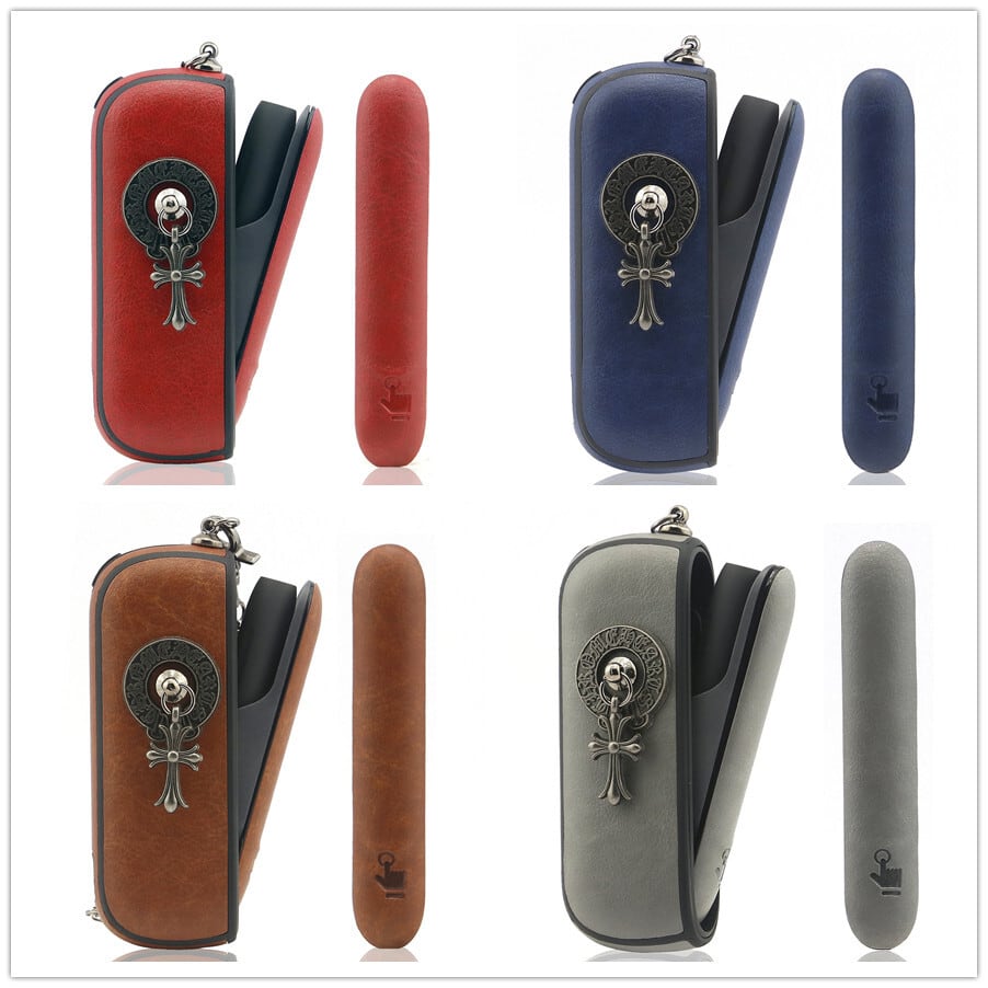 新型 ILUMAイルマ対応！ハンドメイド栃木レザーアイコス3デュオiqos du