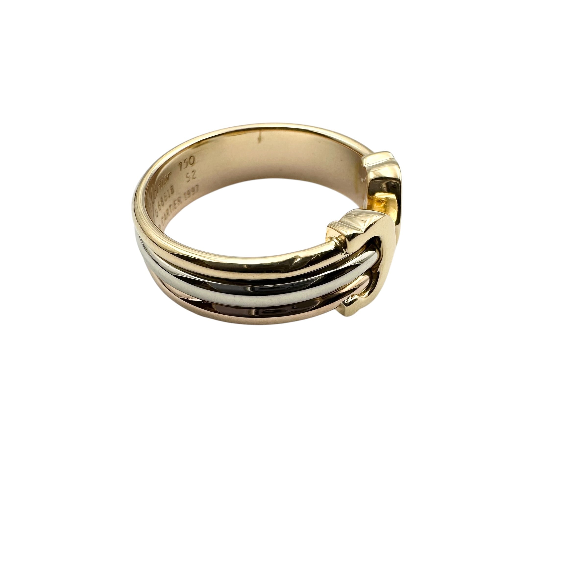 Cartier カルティエ 2Ⅽリング スリーゴールド 28156-202604 | rean