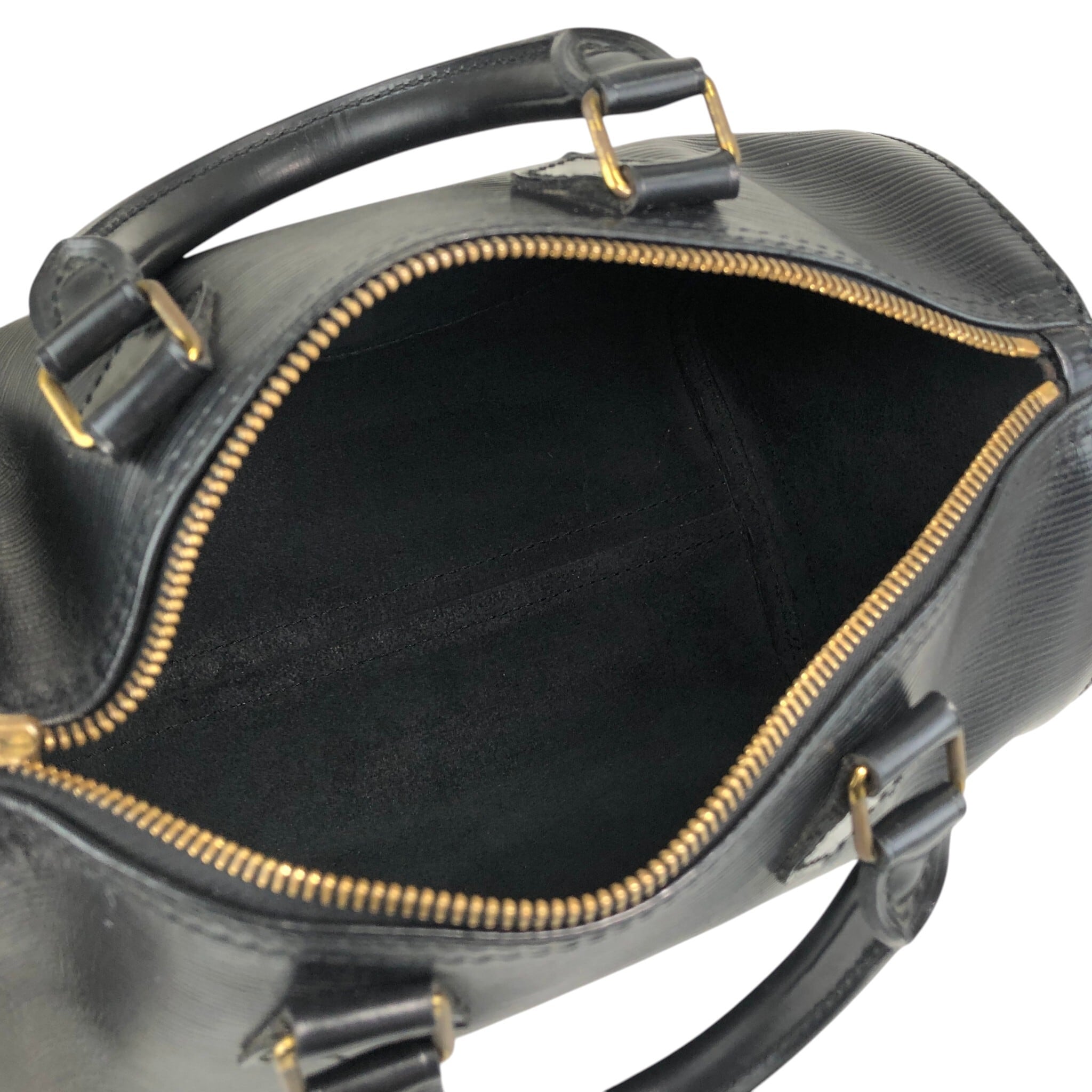 LOUIS VUITTON ルイヴィトン エピ ハンドバッグ ブラック レザー