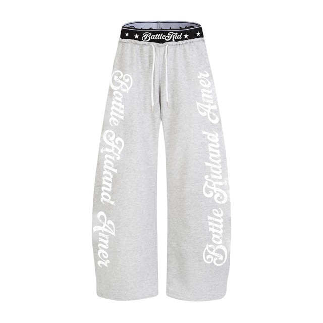 double-waist logo pants　ダブルウエストロゴパンツ　J2095
