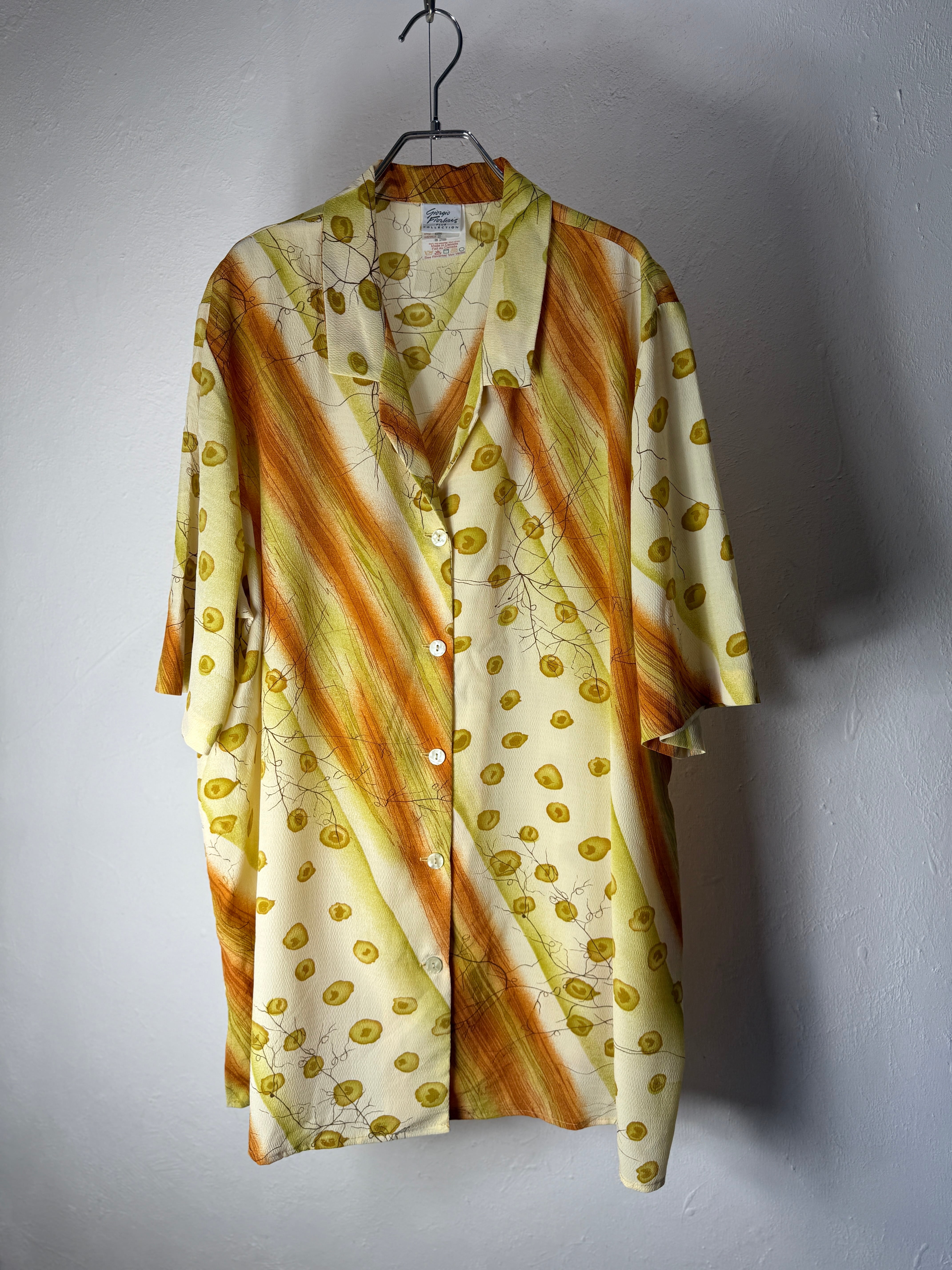 80s Canada Made Art Pattern Shirt