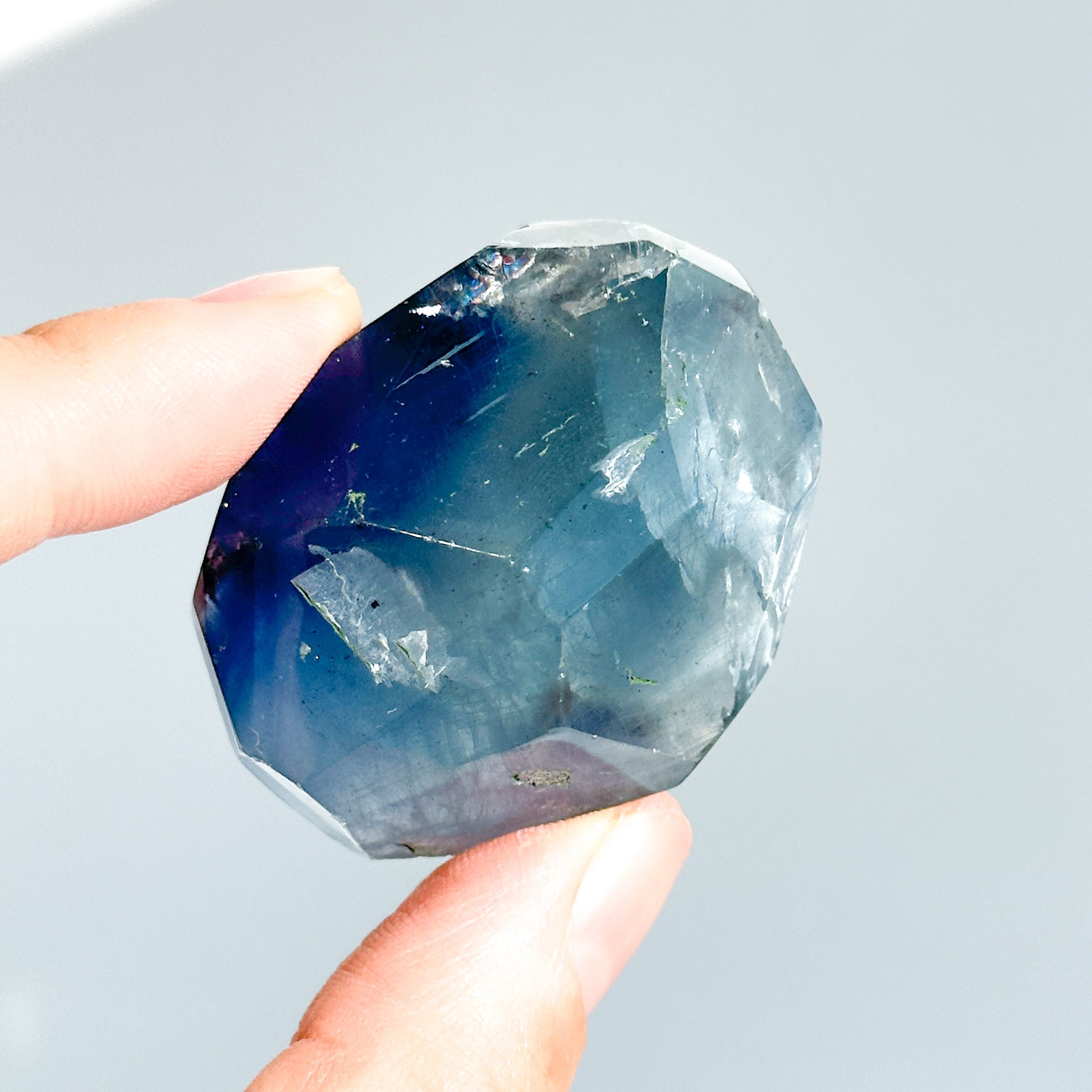 トミー様　フローライト50.4g 透明度　シトリン　セットブルーフローライト ブルーフローライト フリーフォーム 14◇ Fluorite ◇天然石・鉱物