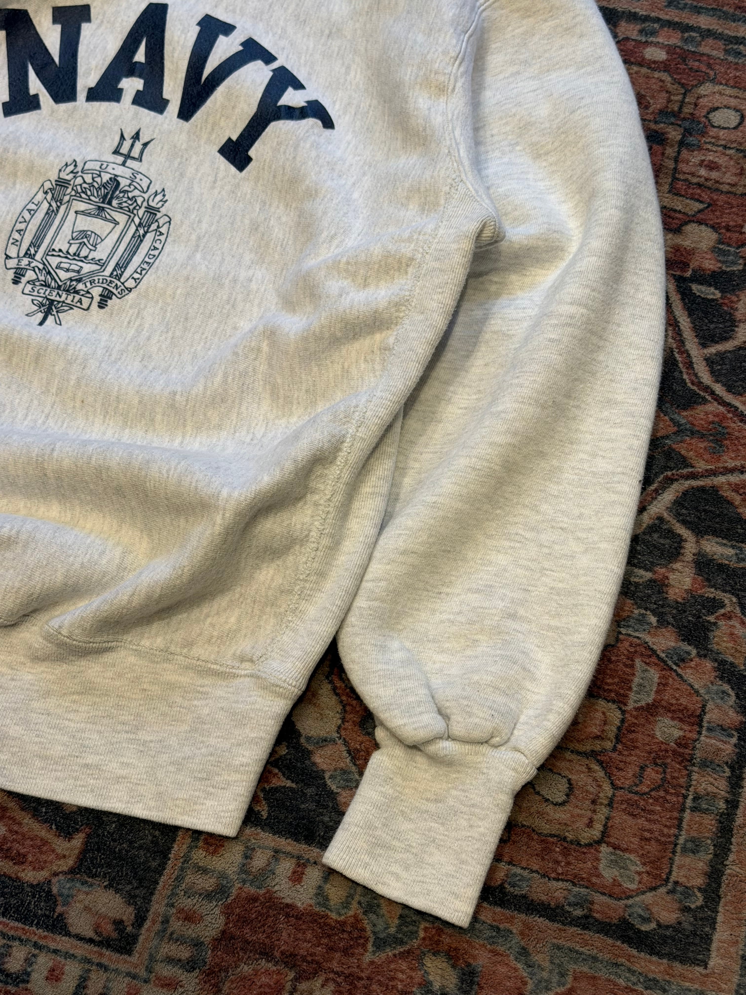 90's USA製 / U.S. NAVY 】MVP NAVY スウェットトレーナー リバース