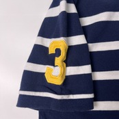 POLO Ralph Lauren ポロラルフローレン ビッグポニー ナンバリング 半袖ポロシャツ L(14-16)/ネイビーホワイト
