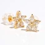 ダイヤモンド デザイン ピアス K18 / 0.350ct / 0.350ct