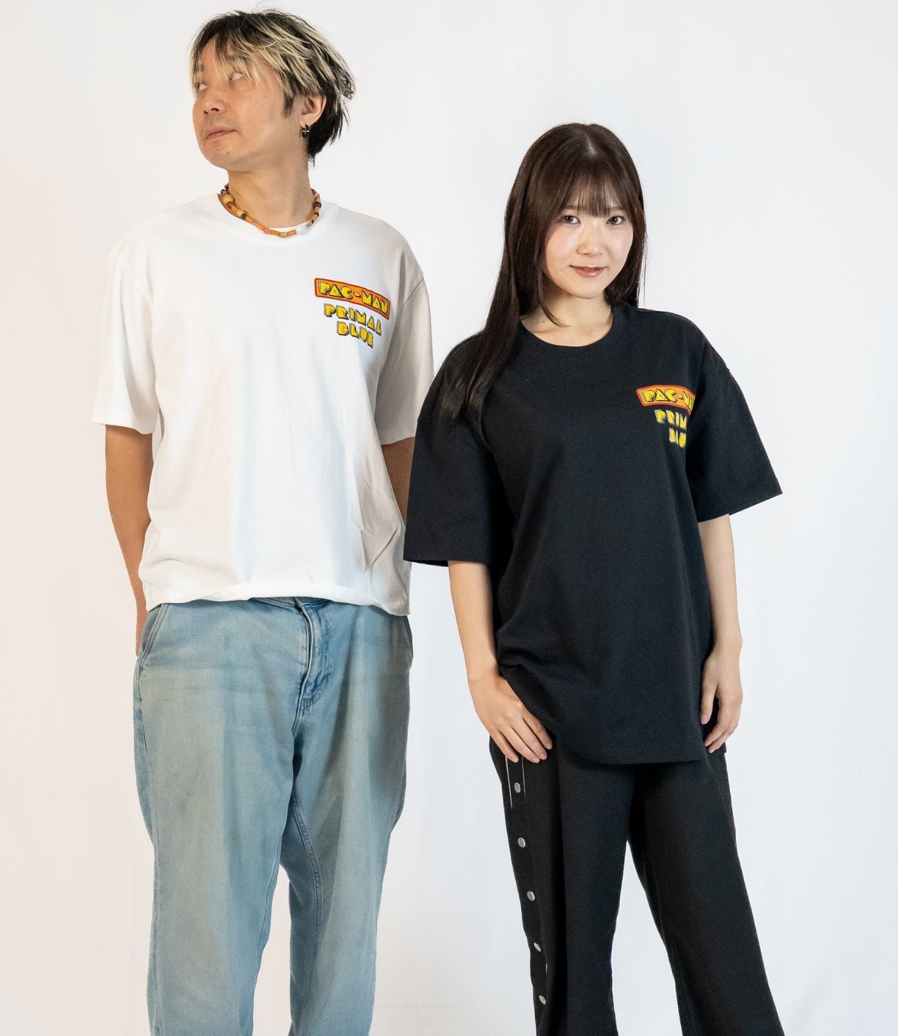 PACMAN×サウナ ビッグシルエットTシャツ （ブラック） | PrimalBlue
