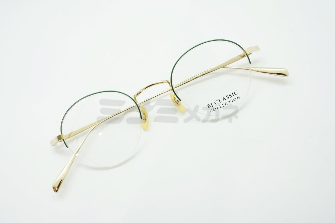 BJ CLASSIC PREM-114HS NT ハーフリム PREM-114H NT ナイロールメガネ / BJクラシック |東京・中目黒