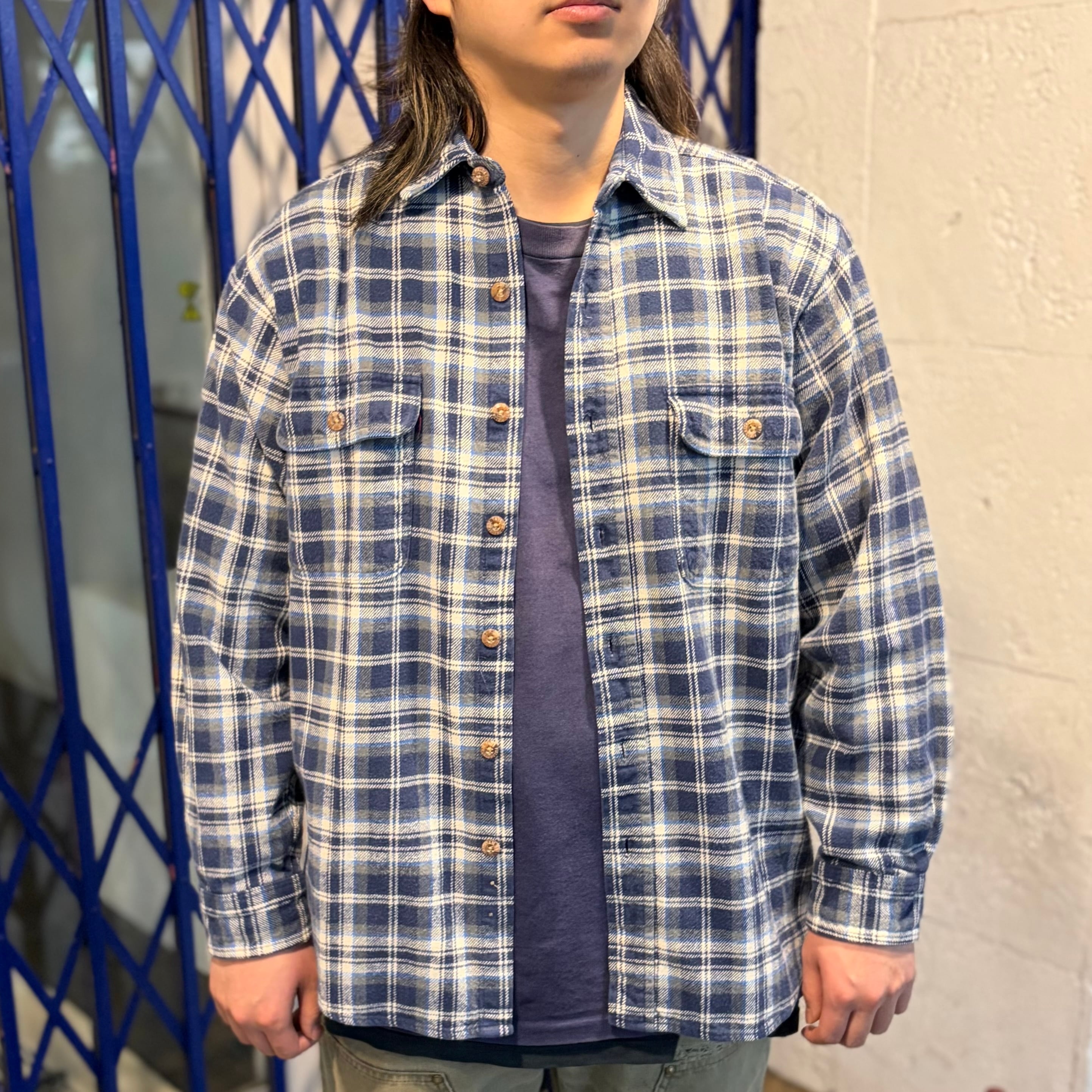 大人カジュアル】00's ST.JOHN'S BAY Flannel Shirt | 下北沢SPiKe＆SPiCe