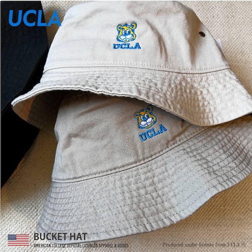 UCLA ユーシーエルエー バケットハット カレッジプリント アメカジ カリフォルニア カジュアル アウトドア メンズ レディース ブランド
