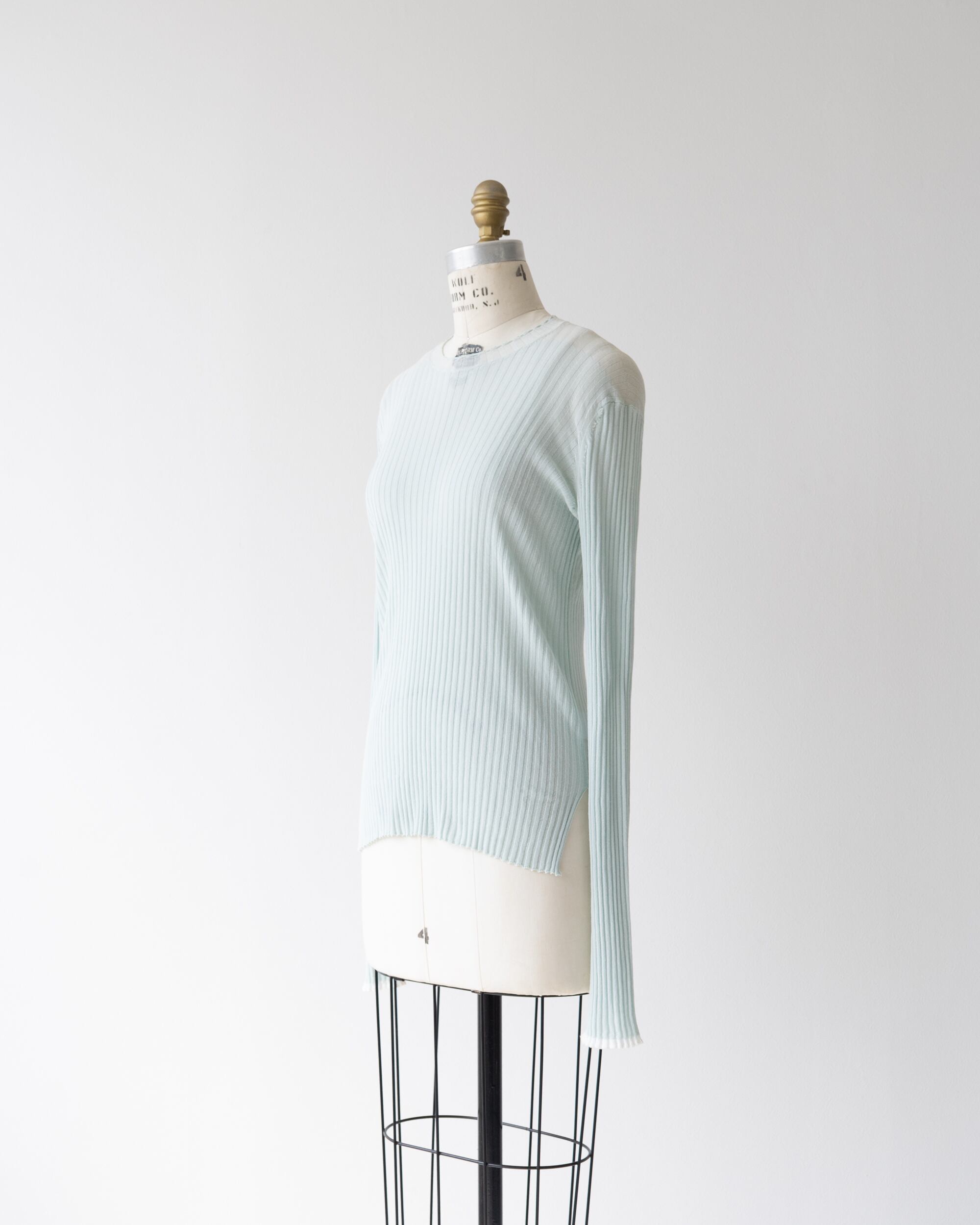 CÉLINE PHOEBE PHILOフィービーファイロ トリミング ニット CÉLINE by phoebe philo〉Rib Knit Top | Re:STATION STORE