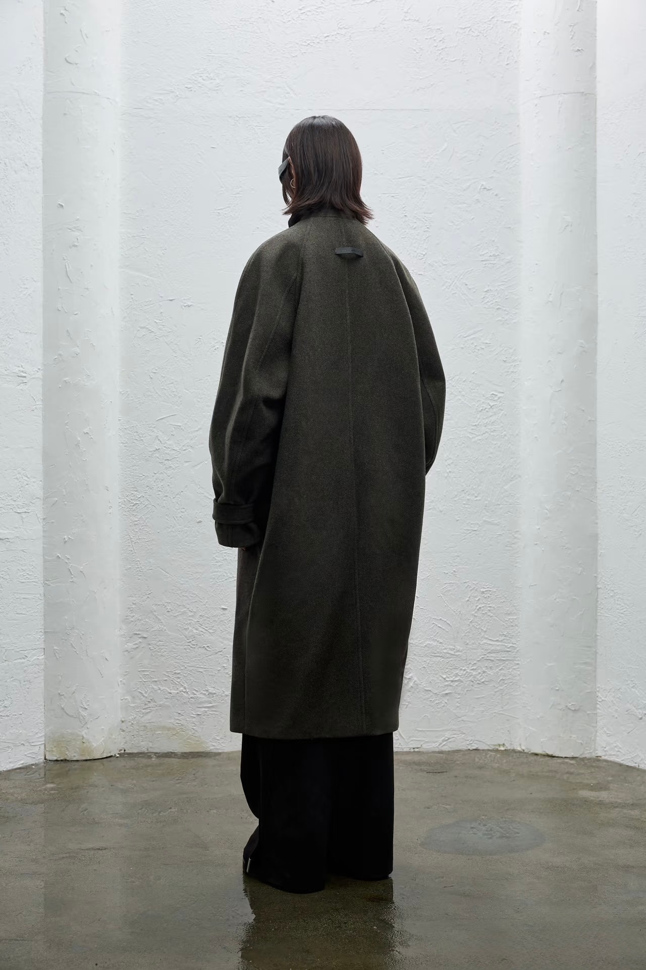 BALIANG Double Breasted Heavy Twill Coat