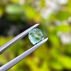 ラグーントルマリン 5.3x4.9mm, 0.70ct ナミビア産