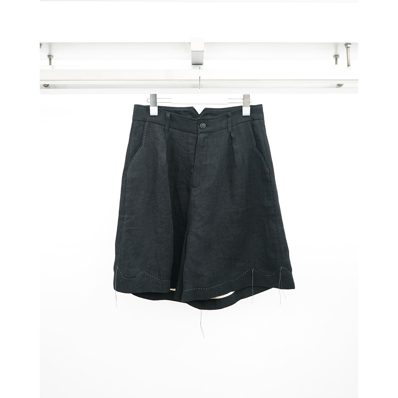 パンツ professor.e GATHERED SHORTS 25ss Professor.E GATHERED SHORTS 25SS-PE-TRS-02-BLACK – VISION OF FASHION