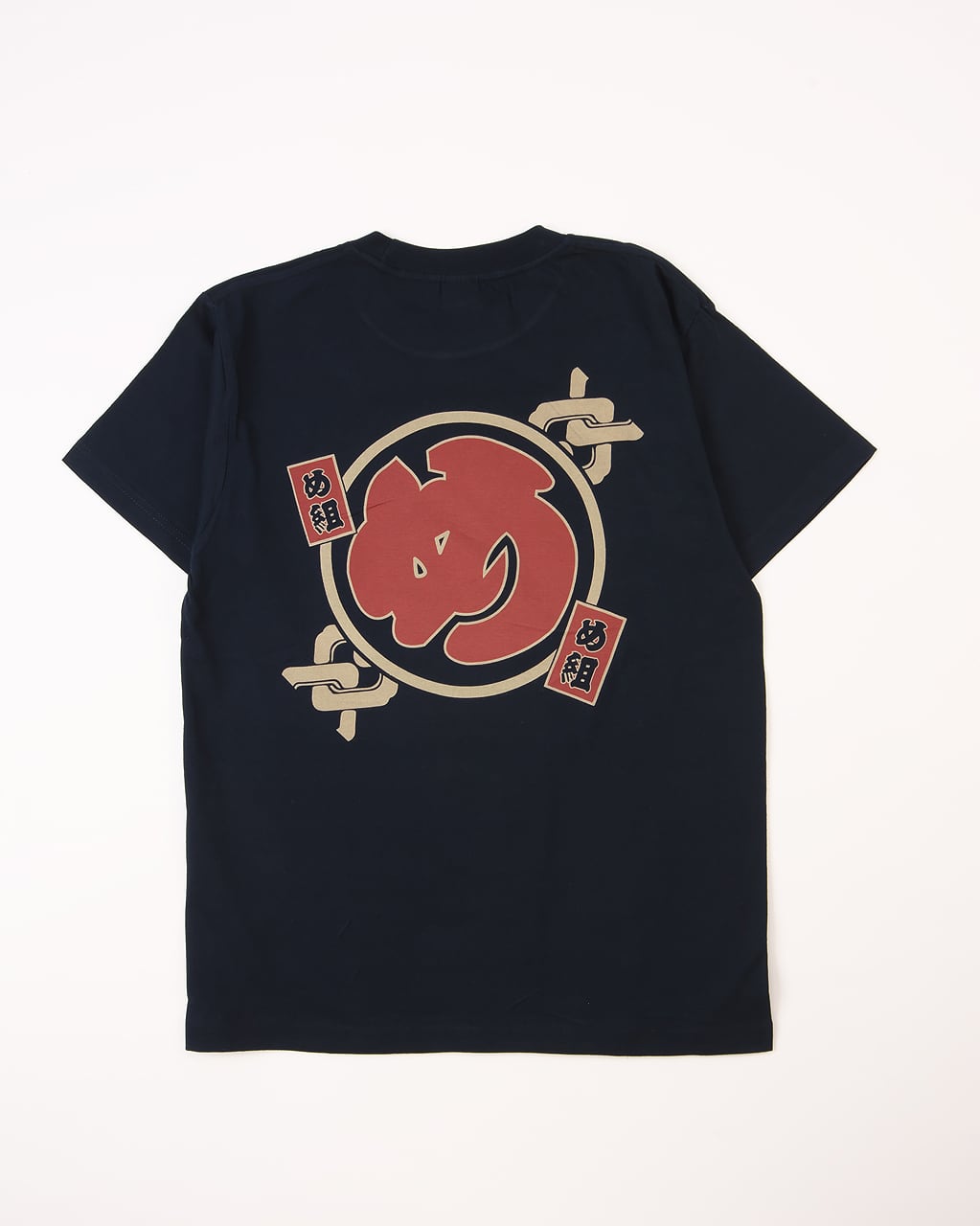 抜染 《め組》 和柄 Tシャツ( ADULT "MEGUMI" T-SHIRT )SIZE:S~XL 半袖 メンズ レディース 和風 綿100% 祭 粋 親子コーデ