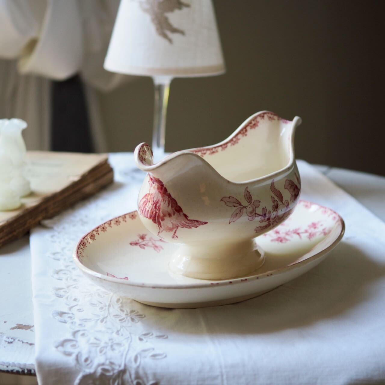 ディゴワンサルグミンヌ　Boulogne ローズ　ソーシエール ソーシエール DIGOIN SARREGUEMINES サルグミンヌ FAVORI