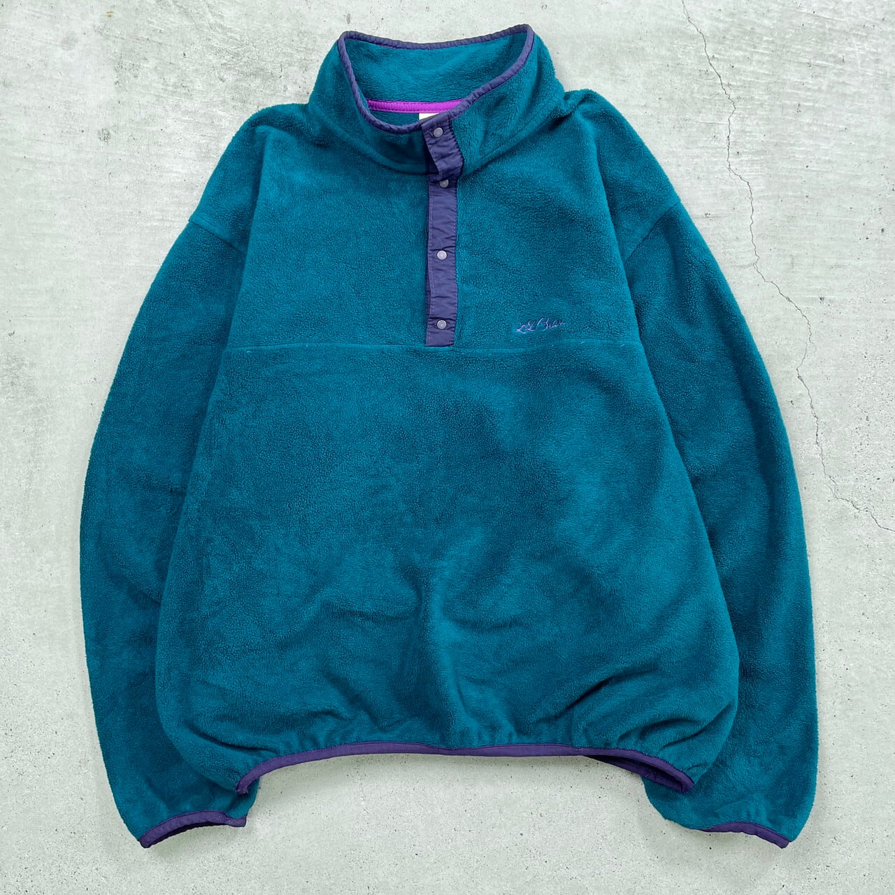 90年代 L.L.Bean エルエルビーン スナップTタイプ フリースプル 