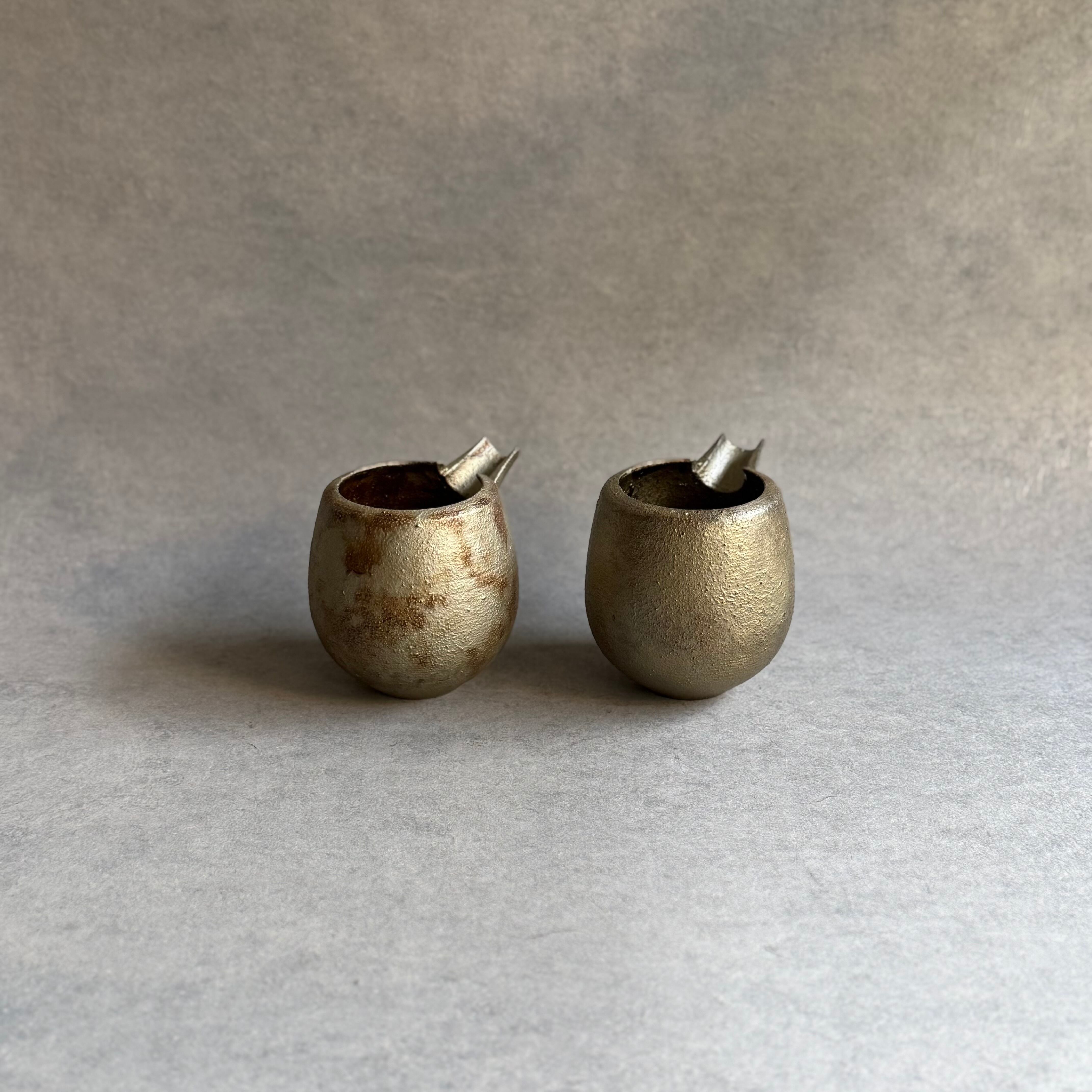 田澤祐介 丸長形片口 蒔地漆 濃錫錆 | gallery 一白