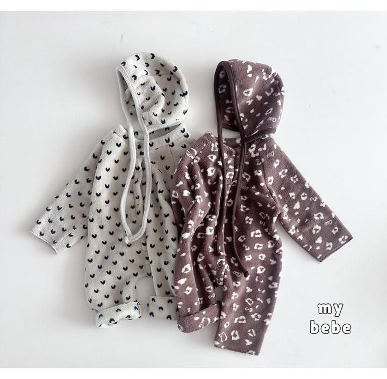 韓国子供服 / 26winter / my bebe / プードルスーツ(ボンネットセット) / ベビー / 冬服 *S~M*