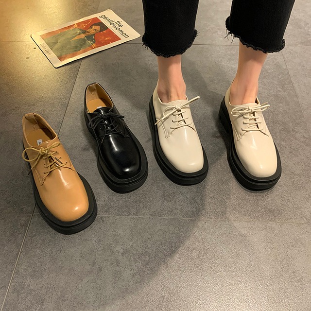 ブラックレザースタイルスプリングレッドシングル 靴 シューズ 春物 部族の婦人靴89546144796