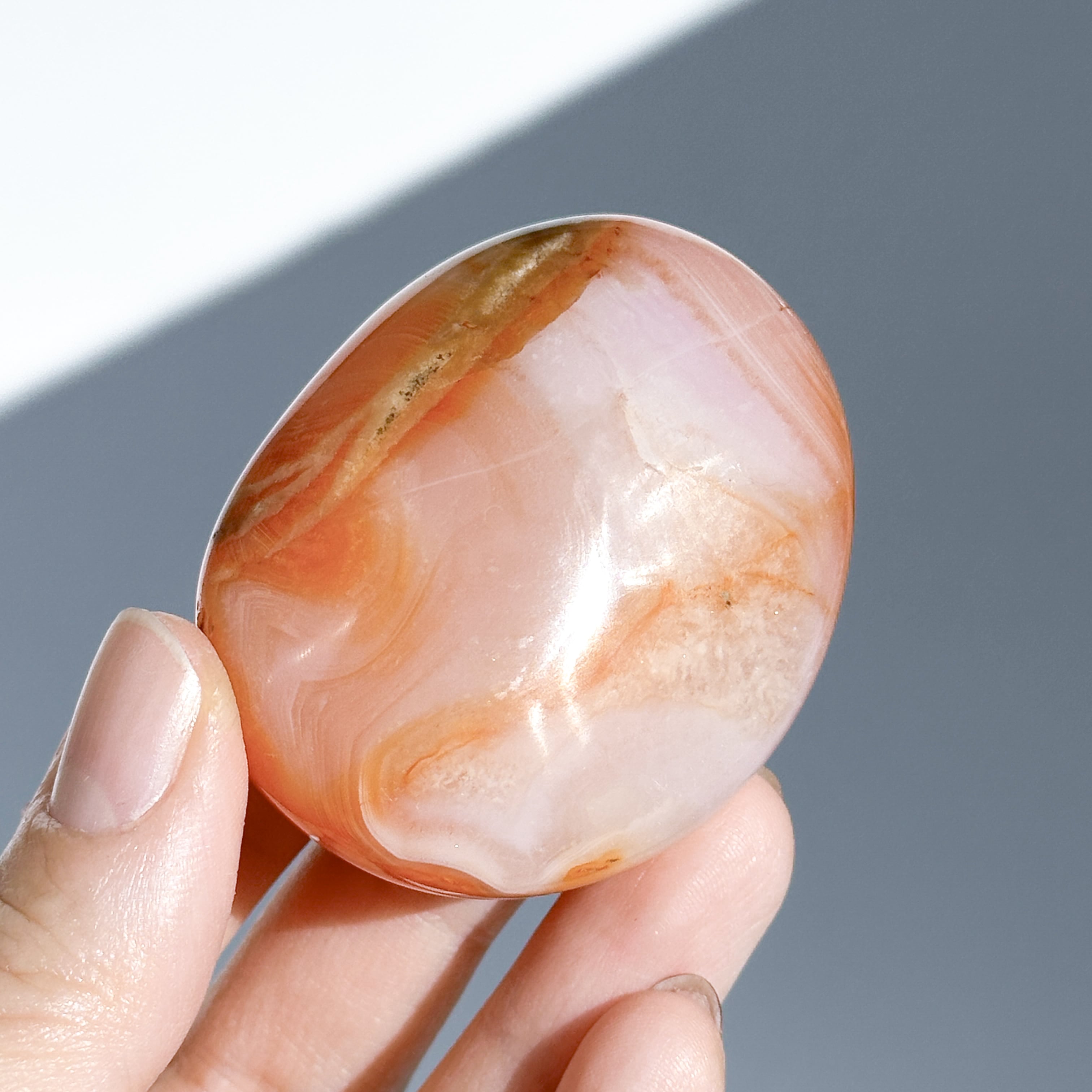 カーネリアン パーム 23♢ Carnelian ♢天然石・鉱物・パワーストーン
