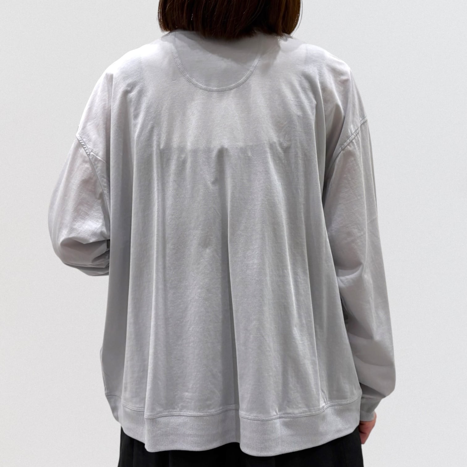 SHUKADO COTTON ×NYLON sheer jersey V-neck cardigan | CoCo Cuore