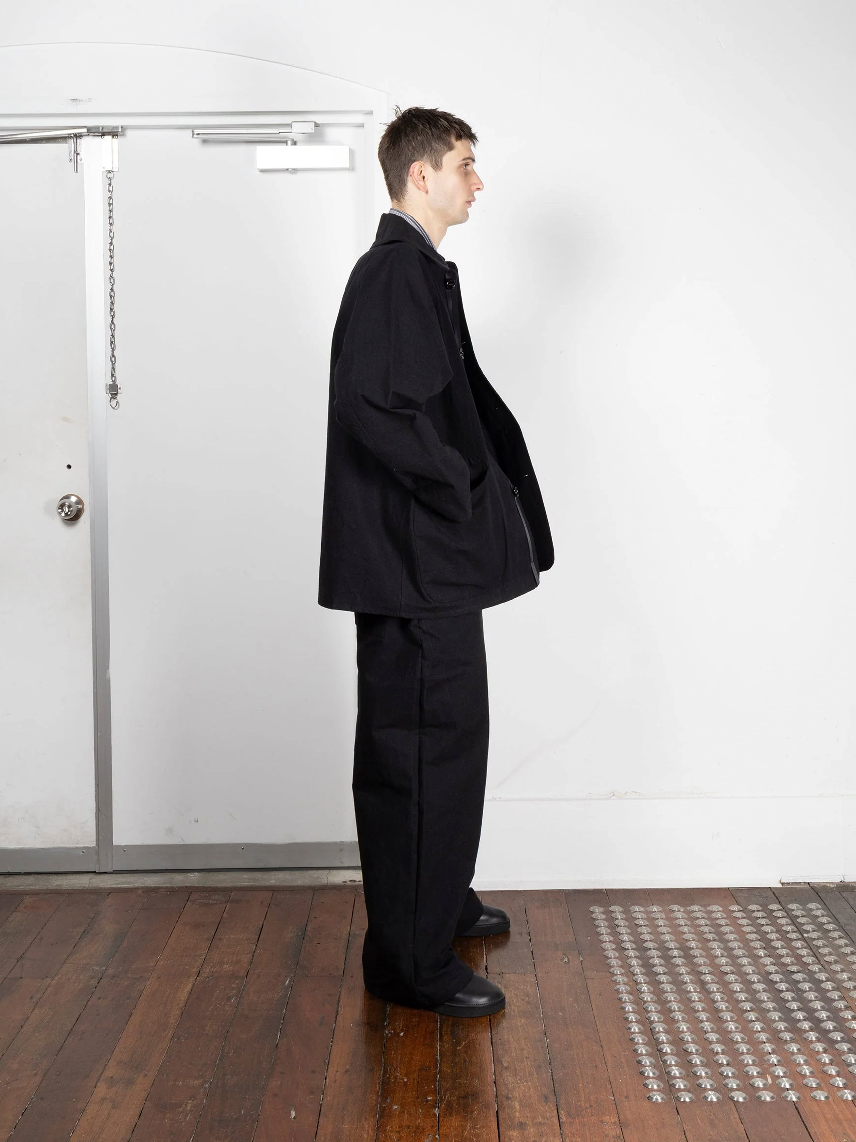 MAN-TLE Soft Shirt Black Wax R20S3 | BEST PACKING STORE