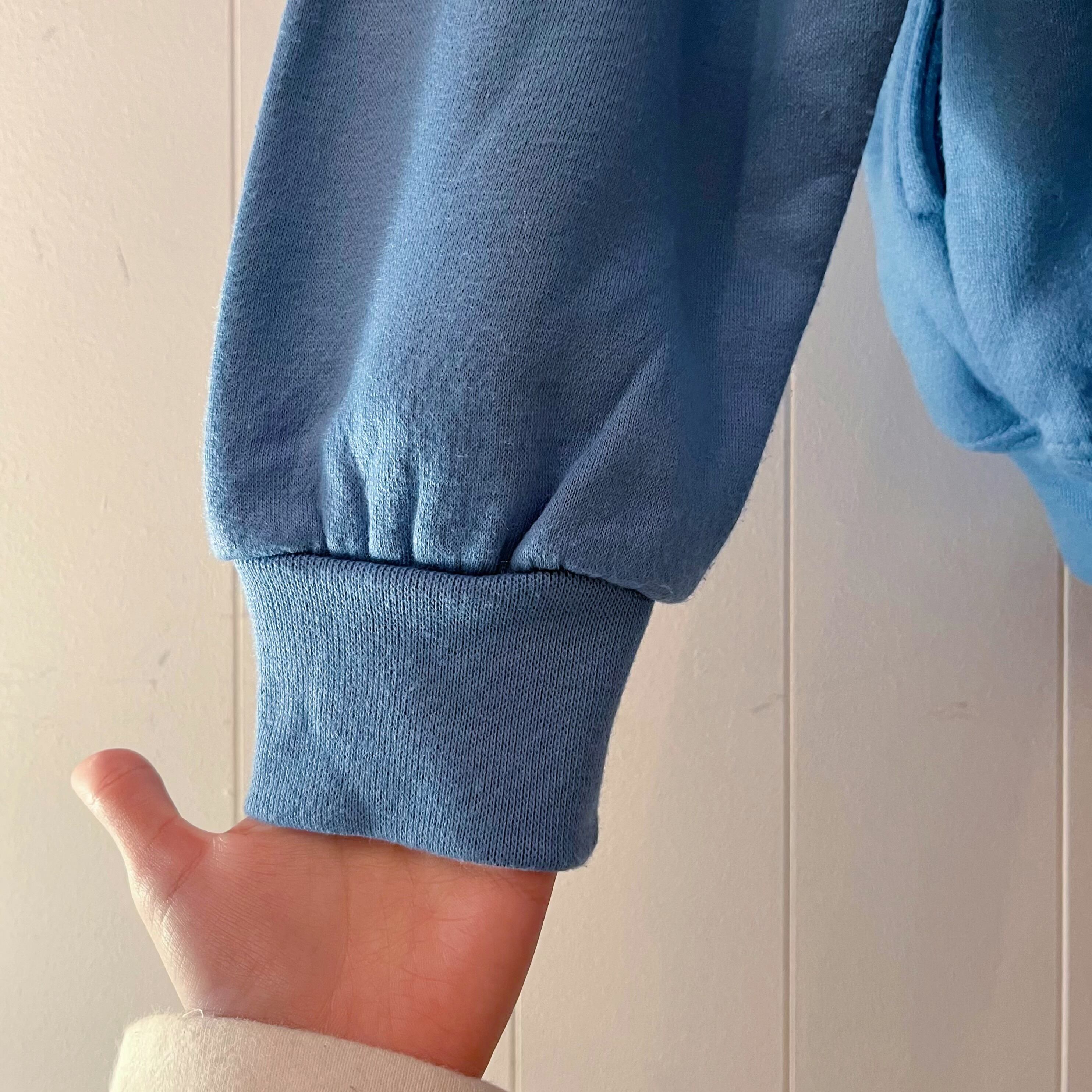 light blue mens polo sweat